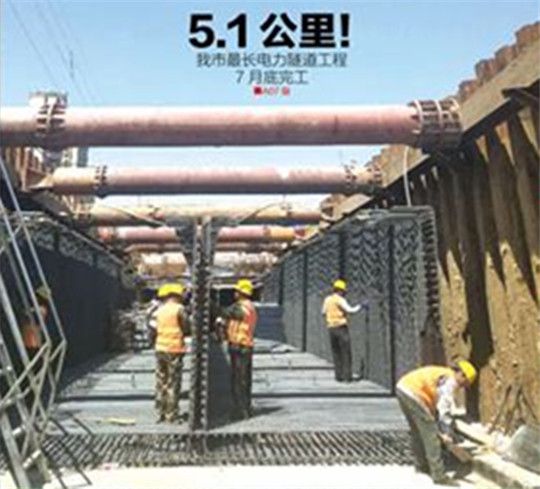 煙臺最長電力隧道工程7月底完工，工程發(fā)電機組功不可沒